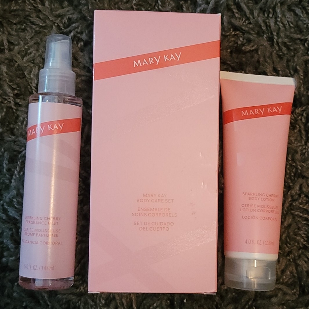 🍒NEW!Mary Kay Body Care Set:Sparkling Cherry🍒